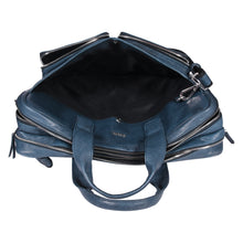 Load image into Gallery viewer, SASSORA Genuine Leather Messenger Bag for Men | 17 Inch Laptop Sleeve | Multiple Zip Compartments | Office & Travel Briefcase