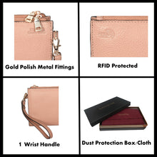 Load image into Gallery viewer, Sassora Genuine Leather RFID Regular Clutch For Girls