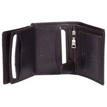 Load image into Gallery viewer, Sassora 100% Pure Leather Men's RFID Wallet(Dark Brown)