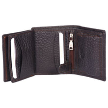 Load image into Gallery viewer, Sassora 100% Pure Leather Men's RFID Wallet(Brown)