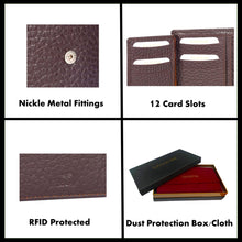 Load image into Gallery viewer, Sassora 100% Pure Leather RFID Men's Large Notecase