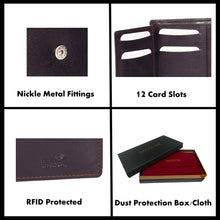 Load image into Gallery viewer, Sassora Premium Genuine Leather RFID Men's Large Notecase