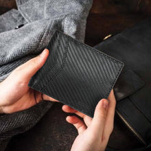 Load image into Gallery viewer, Sassora Pure Leather Unisex Bi-Fold Money Clip