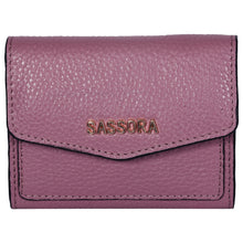 Load image into Gallery viewer, Sassora Genuine Leather RFID Card Wallet For Girls With Premium Design