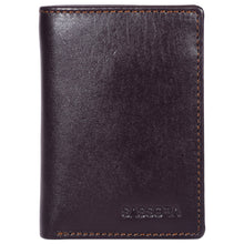 Load image into Gallery viewer, Sassora Premium Leather Men's Slim Small RFID Notesae (Dark Brown)