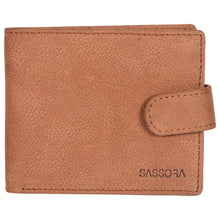 Load image into Gallery viewer, Sassora 100% Genuine Premium Leather Boys RFID Wallet(Tan)