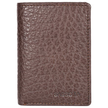 Load image into Gallery viewer, Sassora Premium Leather Men's Slim Small RFID Notesae (Brown)