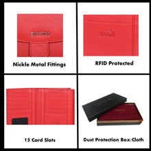 Load image into Gallery viewer, Sassora Genuine Leather Stylish Medium Size Women's RFID Wallet