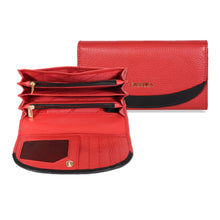 Load image into Gallery viewer, Sassora Genuine Premium Leather Women's Wallet, Keychain and Pencase Valentine's Combo Set (For Her)