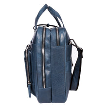 Load image into Gallery viewer, SASSORA Genuine Leather Messenger Bag for Men | 17 Inch Laptop Sleeve | Multiple Zip Compartments | Office & Travel Briefcase
