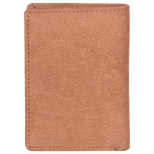 Load image into Gallery viewer, Sassora Premium Leather Men's Slim Small RFID Notesae (Tan)