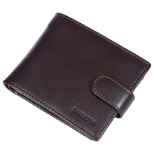 Load image into Gallery viewer, Sassora 100% Genuine Premium Leather Boys RFID Wallet(Dark brown)