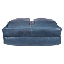 Load image into Gallery viewer, SASSORA Genuine Leather Messenger Bag for Men | 17 Inch Laptop Sleeve | Multiple Zip Compartments | Office & Travel Briefcase