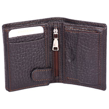 Load image into Gallery viewer, Sassora 100% Pure Leather Men's RFID Wallet(Brown)