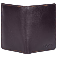 Load image into Gallery viewer, Sassora Premium Leather Men's Slim Small RFID Notesae (Dark Brown)