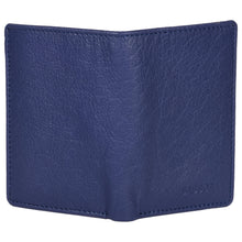 Load image into Gallery viewer, Sassora Premium Leather Men's Slim Small RFID Notesae (Blue)