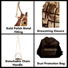 Load image into Gallery viewer, Sassora Genuine Leather Small Women Bucket Bag For Party