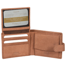 Load image into Gallery viewer, Sassora 100% Genuine Premium Leather Boys RFID Wallet(Tan)