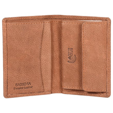 Load image into Gallery viewer, Sassora Premium Leather Men's Slim Small RFID Notesae (Tan)