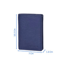 Load image into Gallery viewer, Sassora Premium Leather Men's Slim Small RFID Notesae (Blue)