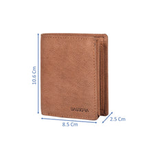 Load image into Gallery viewer, Sassora 100% Pure Leather Men's RFID Wallet(Tan)
