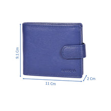 Load image into Gallery viewer, Sassora 100% Genuine Premium Leather Boys RFID Wallet(Blue)