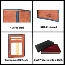Load image into Gallery viewer, Sassora Genuine Leather RFID Bifold Notecase