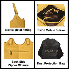 Load image into Gallery viewer, Sassora Premium Suede Leather Large Women Fringe Shoulder Bag