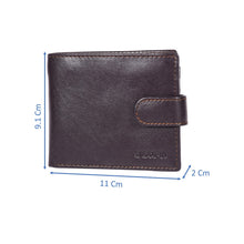 Load image into Gallery viewer, Sassora 100% Genuine Premium Leather Boys RFID Wallet(Dark brown)