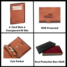 Load image into Gallery viewer, Sassora Premium Leather Men RFID Notecase
