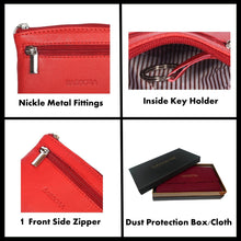 Load image into Gallery viewer, Sassora Genuine Leather Key Pouch For Men & Women