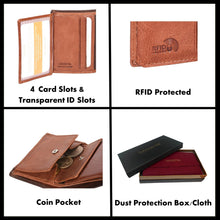 Load image into Gallery viewer, Sassora 100% Genuine Leather RFID Note Case