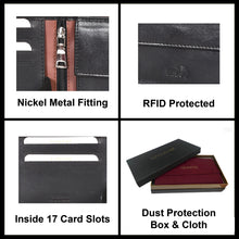 Load image into Gallery viewer, Sassora Pure Genuine Leather Large RFID Wallet For Men