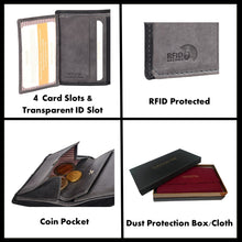 Load image into Gallery viewer, Sassora Men RFID Genuine Leather Notecase