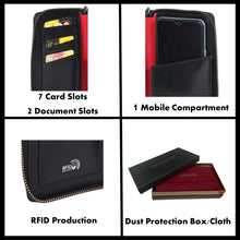 Load image into Gallery viewer, Sassora Shiny Leather RFID Travel Organizer For Girls