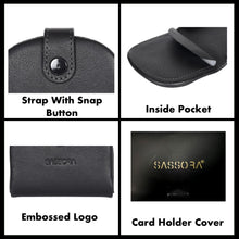 Load image into Gallery viewer, Sassora Genuine Leather Unisex Coin Pouch