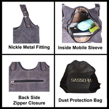 Load image into Gallery viewer, Sassora 100% Premium Suede Leather Medium Girls Shoulder Bag