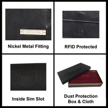 Load image into Gallery viewer, Sassora 100% Genuine Leather Large RFID Wallet For Men