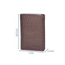 Load image into Gallery viewer, Sassora Premium Leather Men's Slim Small RFID Notesae (Brown)