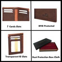 Load image into Gallery viewer, Sassora Premium Leather RFID Unisex Notecase