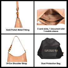 Load image into Gallery viewer, Sassora 100% Premium Leather Women Hobo Bag