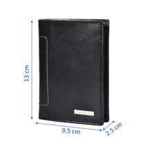 Load image into Gallery viewer, Sassora Genuine Leather Large Black Notecase Wallet For Men