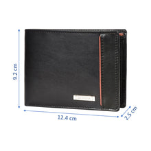 Load image into Gallery viewer, Sassora Genuine Leather Large RFID Black Men's Wallet