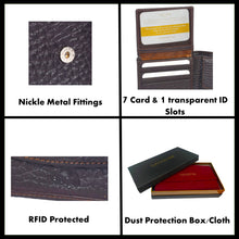 Load image into Gallery viewer, Sassora 100% Genuine Premium Leather Boys RFID Wallet