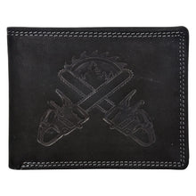 Load image into Gallery viewer, SASSORA Genuine Leather RFID Protected Bi-Fold Wallet with Coin Pocket & ID Slot