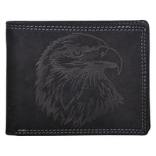 Load image into Gallery viewer, SASSORA Genuine Leather RFID Protected Bi-Fold Wallet with Coin Pocket & ID Slot