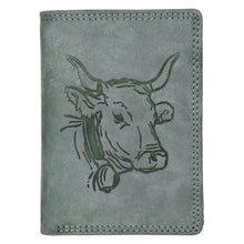 Load image into Gallery viewer, Sassora Premium Leather RFID Animal Embossed Pattern Notecase Wallet
