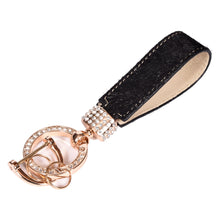 Load image into Gallery viewer, Sassora Genuine Leather Hair-On Printed Design Key Ring - Pack Of 1