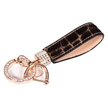 Load image into Gallery viewer, Sassora Genuine Leather Hair-On Printed Design Key Ring - Pack Of 1