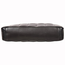 Load image into Gallery viewer, Sassora Genuine Leather Black Quilted Designed Shoulder Bag
